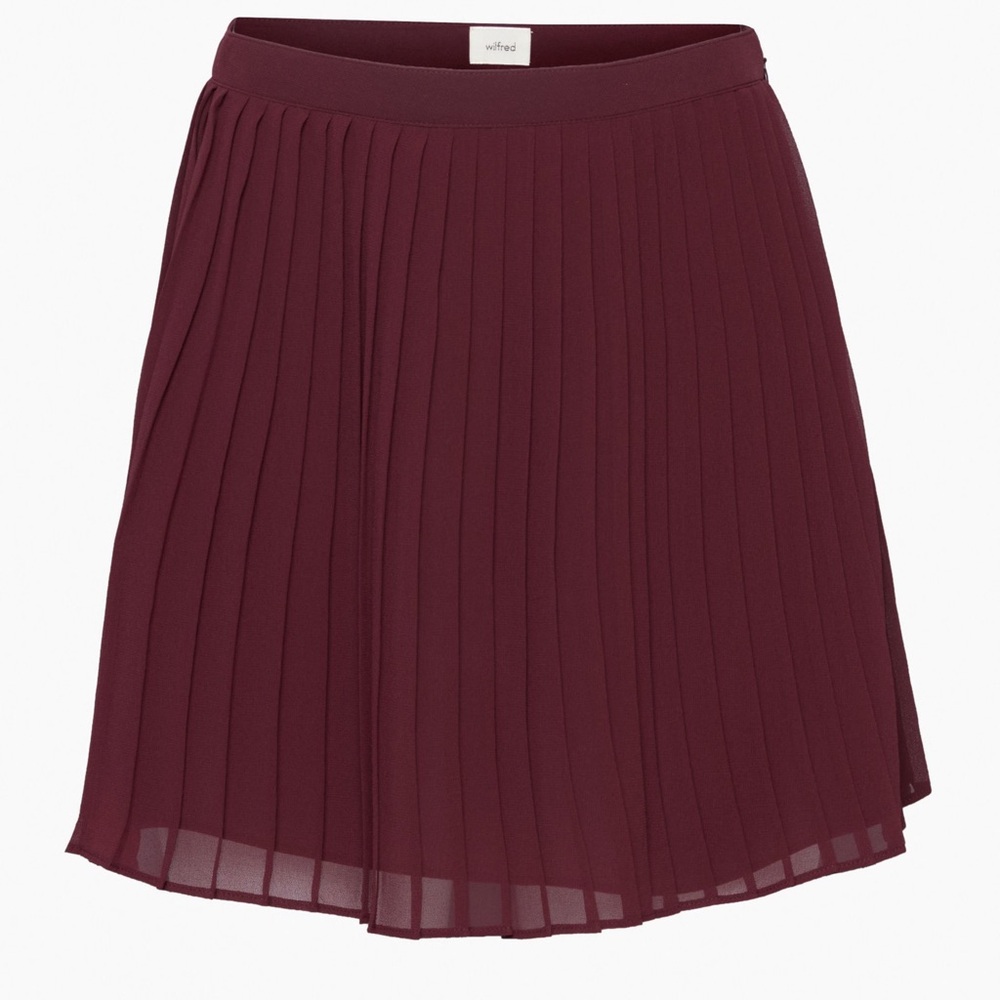 Wilfred Twirl Mini Pleated Skirt